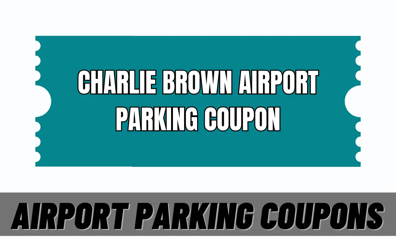 Screenshot of Charlie Brown Airport Parking Coupon