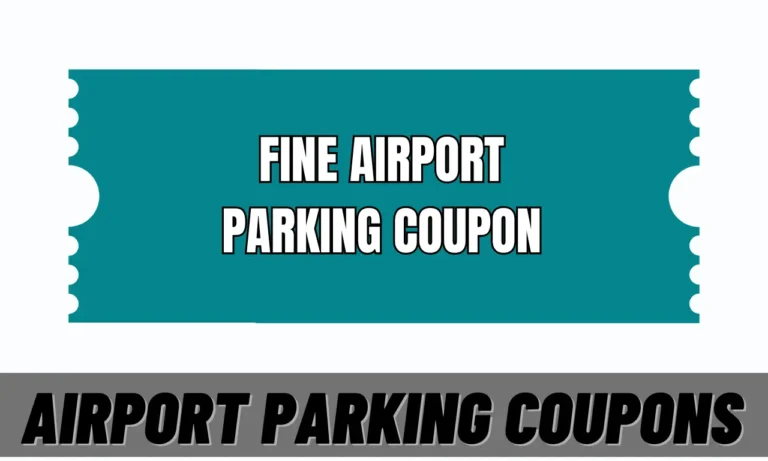 Screenshot of Fine Airport Parking Coupon